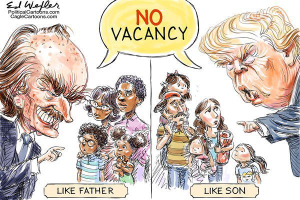 No Vacancy by Ed Wexler, PoliticalCartoons.com